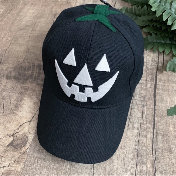 Anna & Ava Black Pumpkin Face Hat - Picture 2 of 5